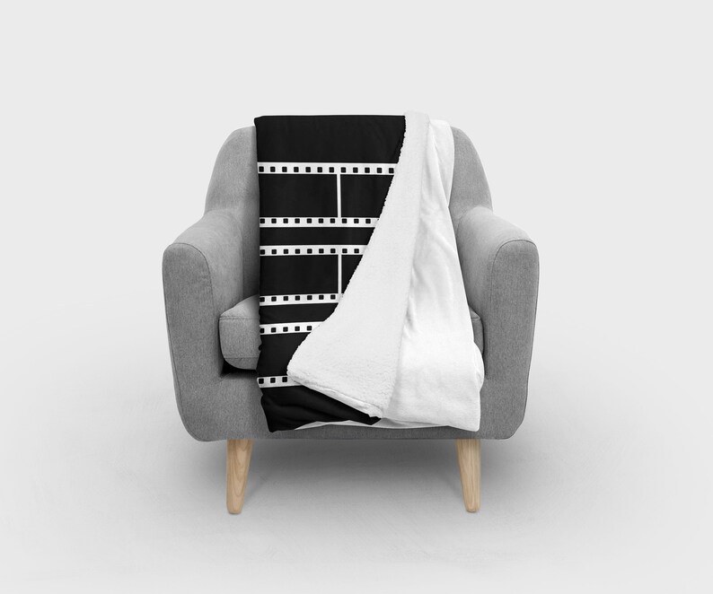 Movie Reel Blanket Movie Lover Gift Movie Decor Film Throw Blanket Film Reel Blanket Movie Room Decor Movie Lovers Blanket Movie Room