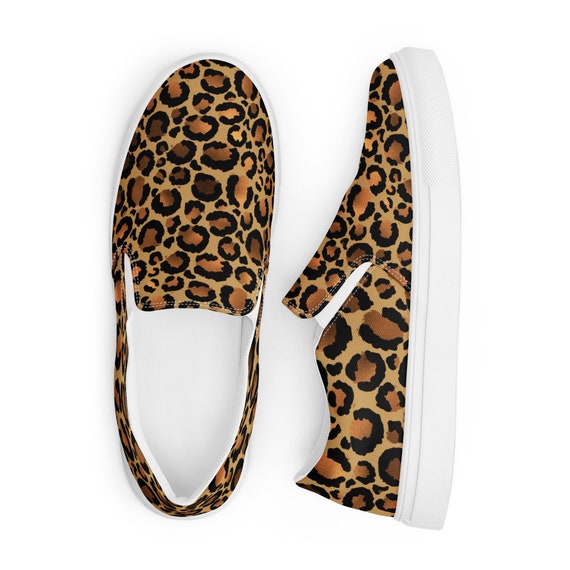 Leopard print slip on shoes new arrivals