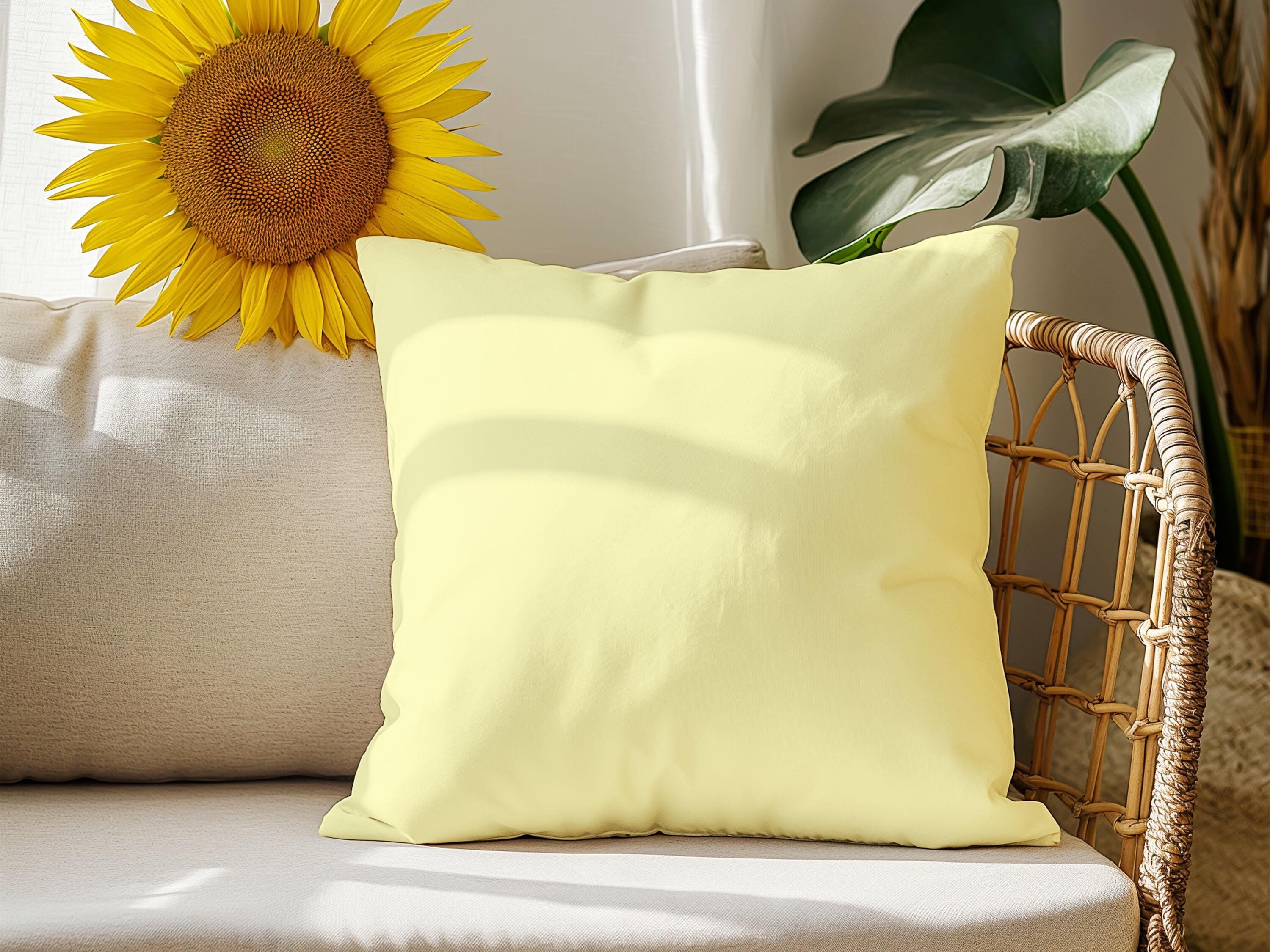 light yellow throw pillows pastel yellow cushions