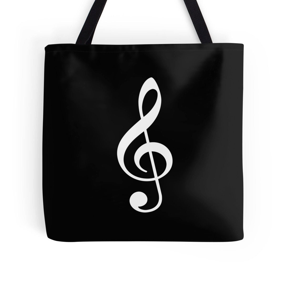 Gift House Music G-Clef Tote Bag Black 12X14 Gift House Music G-Clef Tote Bag Black 12X14