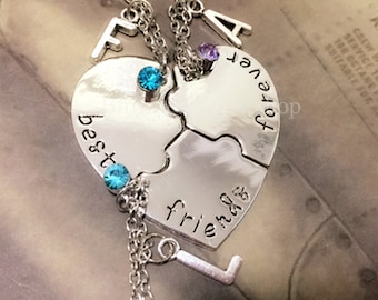 3 best friend necklace