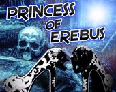Princess of Erebus Heels PoE Bridal Gothic lace Skull Goth Wedding Custom Shoe Size 3 4 5 6 7 8 Halloween Alternative Kraken Cosplay