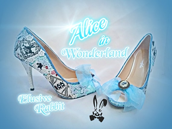 Alice In Wonderland Irregular Choice WHITE RABBIT SHOES NEW IN BOX