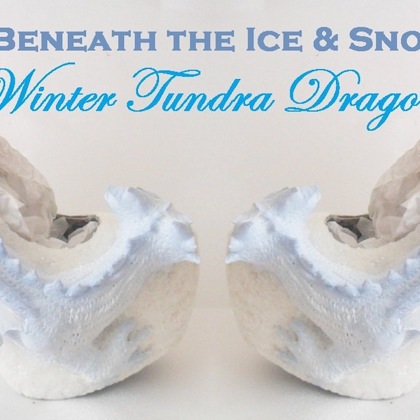 Winter Tundra Dragon Heels Custom Hand Sculpt Octopus Paint White Blue Shoe Kraken Size 3 4 5 6 7 8  High Mid Platform Ice Snow Fantasy Sea