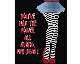 Cross Stitch Pattern Wizard of Oz Instant Download PDF by Cowbell Cross Stitch