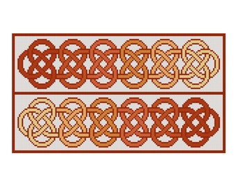 Cross Stitch Pattern Copper Knots Celtic Cross Stitch by Cowbell Cross Stitch