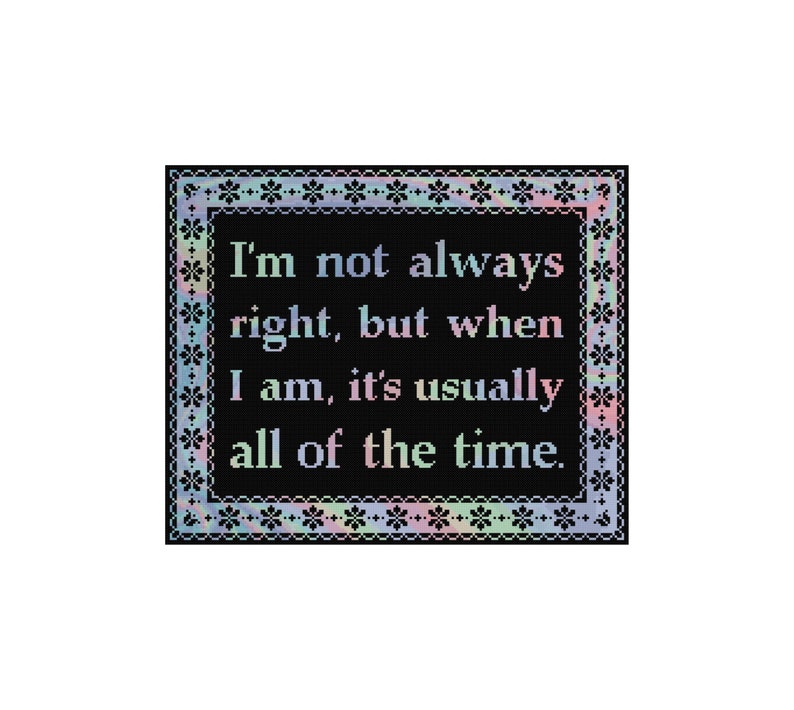 Subversive Cross Stitch Pattern Funny Counted Cross Stitch Etsy
