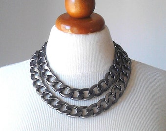 Curb Aluminium chain large chain necklace chunky chain necklace thick chain necklace chain link necklace oversized chain necklace Chain Men