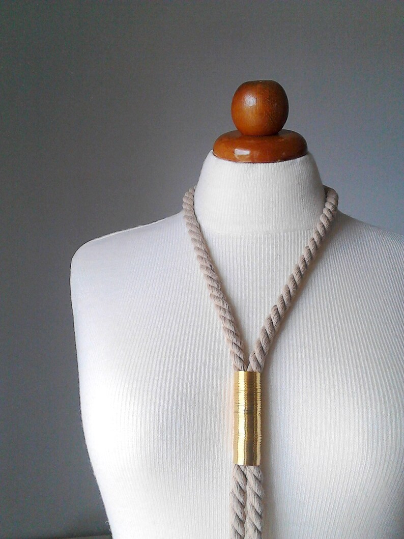 Cord Necklace Cord Jewelry Rope Necklace Rope Jewelry Tube Etsy
