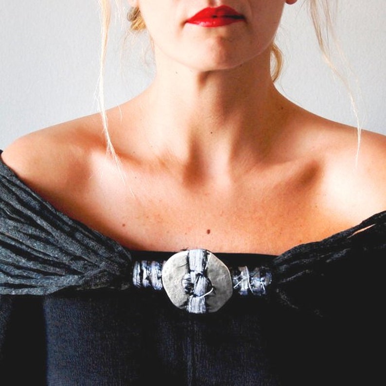 Multistrand Necklace Statement Necklace Retro Necklace Etsy Canada