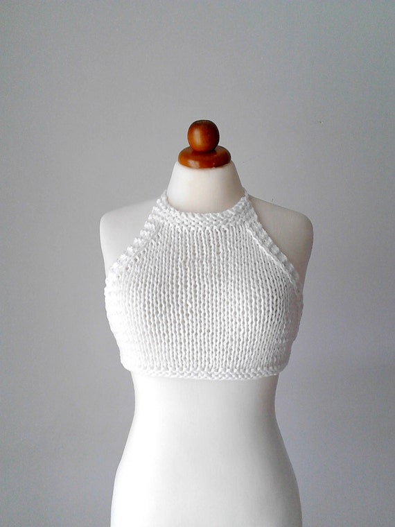 white backless top