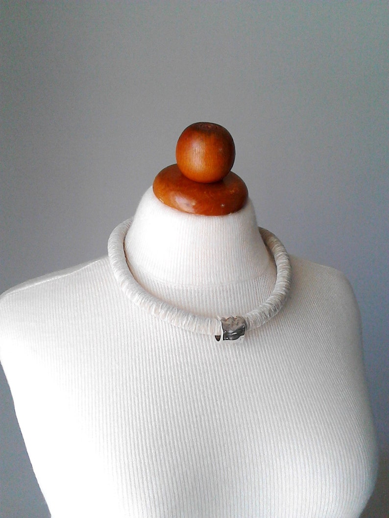 Ring necklace rope necklace rope statement necklace rope jewelry circle necklace gold ring necklace chic necklace thick necklace gift women