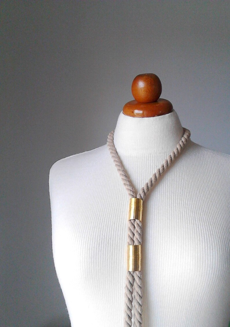 Cord Necklace Cord Jewelry Rope Necklace Rope Jewelry Tube Etsy