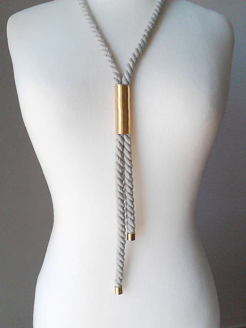 Cord Jewelry Rope Necklace Spiral Necklace Cord Necklace Rope Etsy