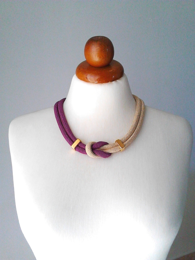 Cord Jewelry Rope Necklace Knot Necklace Cord Necklace Rope Etsy