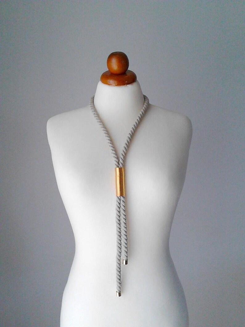 Cord Necklace Cord Jewelry Rope Necklace Rope Jewelry Tube Etsy