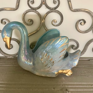 Antique Swan Planter