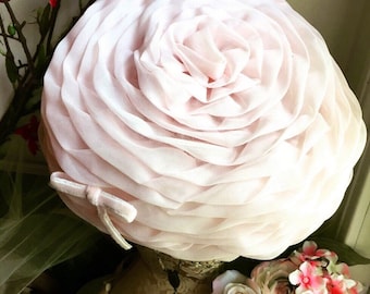 Beautiful Vintage Pink Chffon Hat