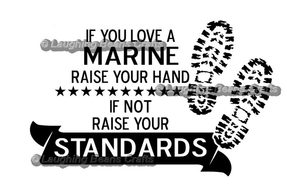 Marine Military If You Love A Marine Svg Dxf Cut File Etsy