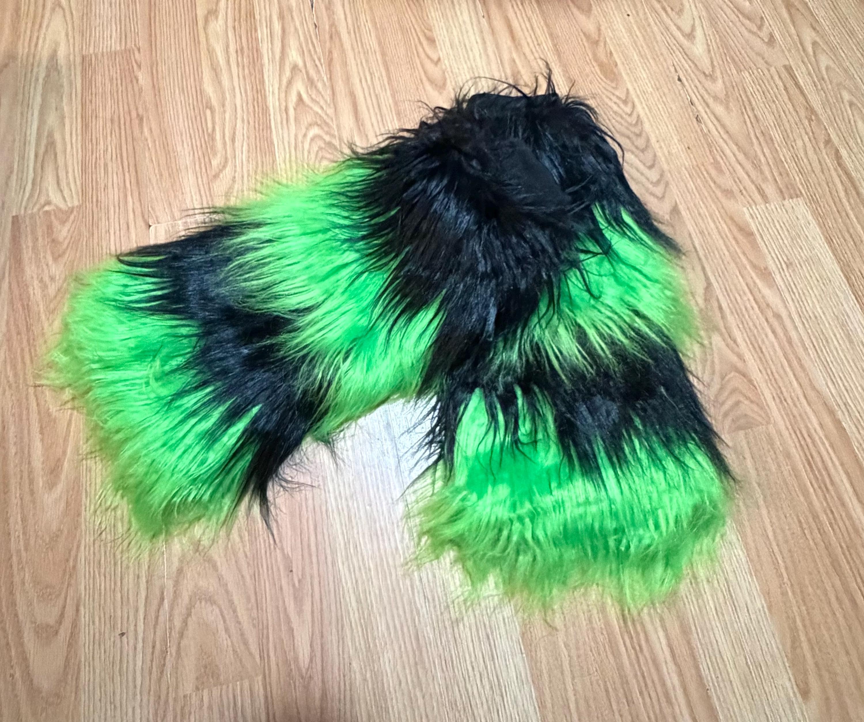 1980s Green Leg Warmers | Neon Green Leg Warmers Costume Accessory