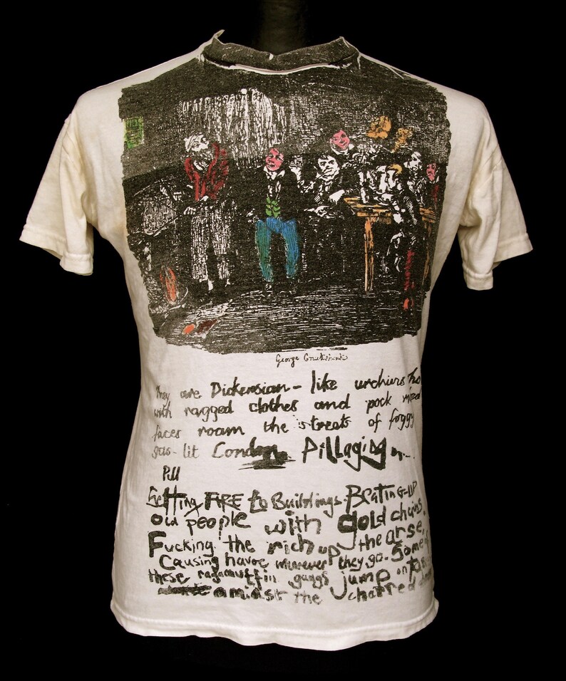 Vivienne westwood sex pistols johnny rotten punk rock tee