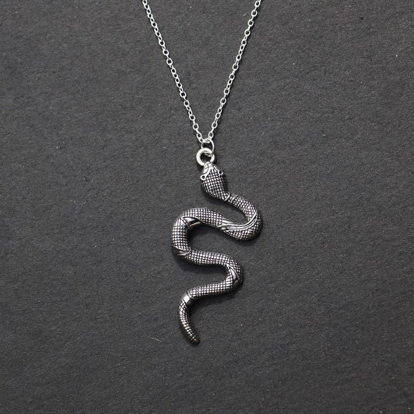 Snake Necklace - Etsy