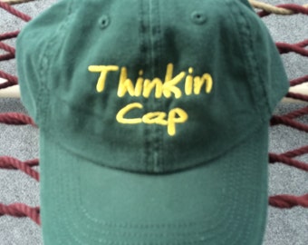 Thinkin Cap - Forest Green w/gold lettering