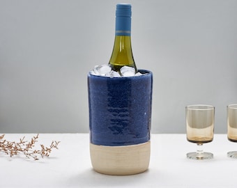 Ceramic Wine Cooler - Midnight Blue