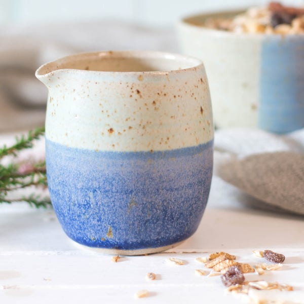 Hand-thrown Ceramic Milk Jug