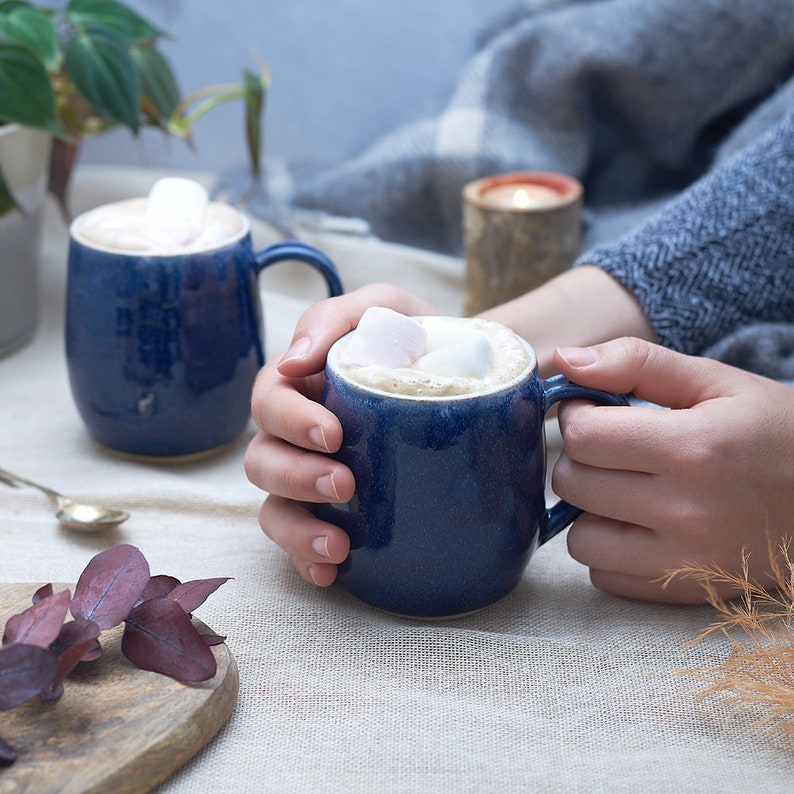 Ceramic Sail Away Mug Midnight Blue image 1