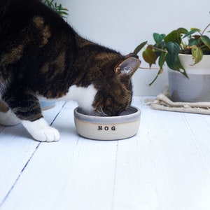 Pet Bowls in Small, Medium & Large - Grey Glaze