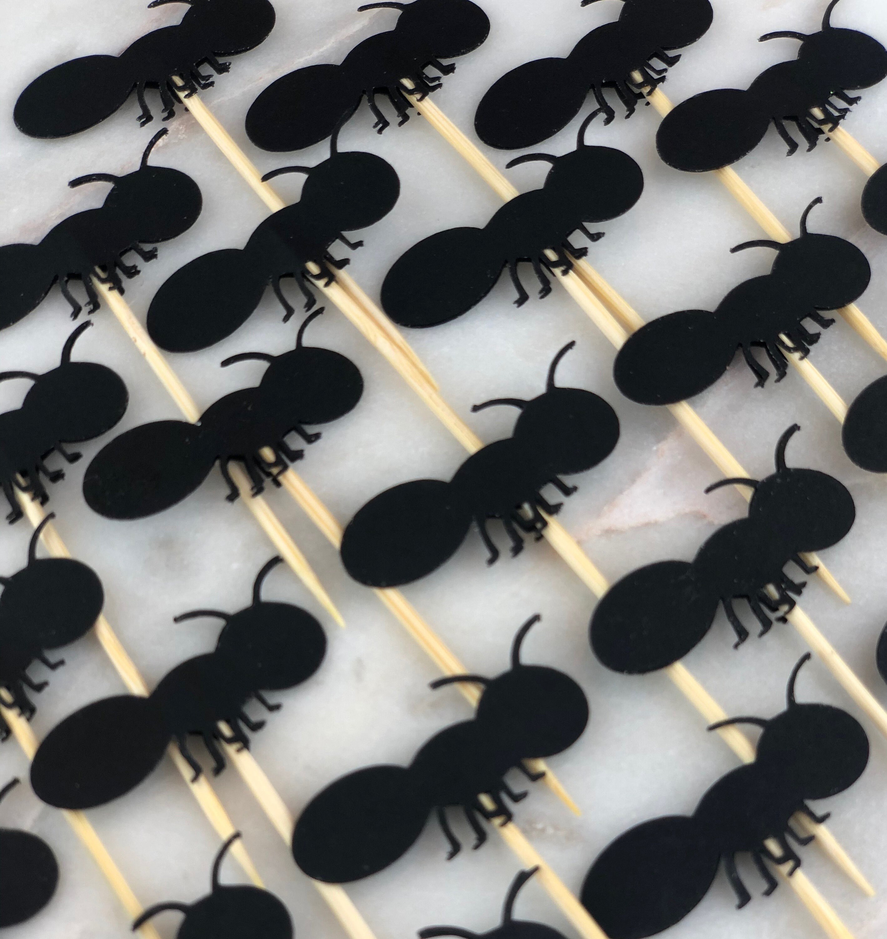 Ant Cupcake Toppers: Picnic BBQ Insect Party Decorations - Set of 12 - Etsy
