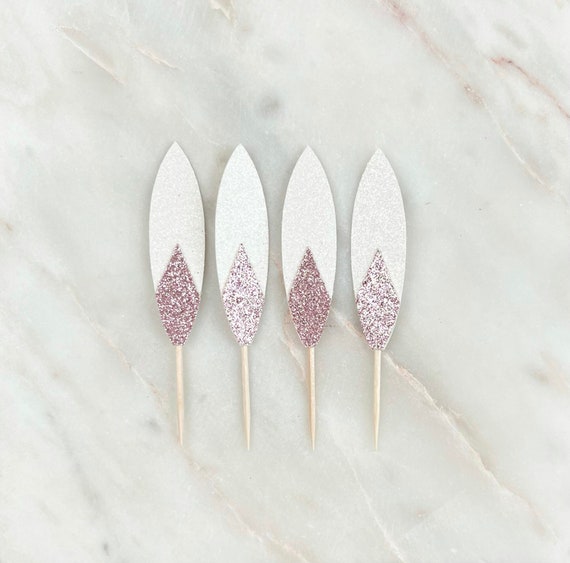 Surfboard Cupcake Toppers 12 Baby on Board Baby Shower Etsy