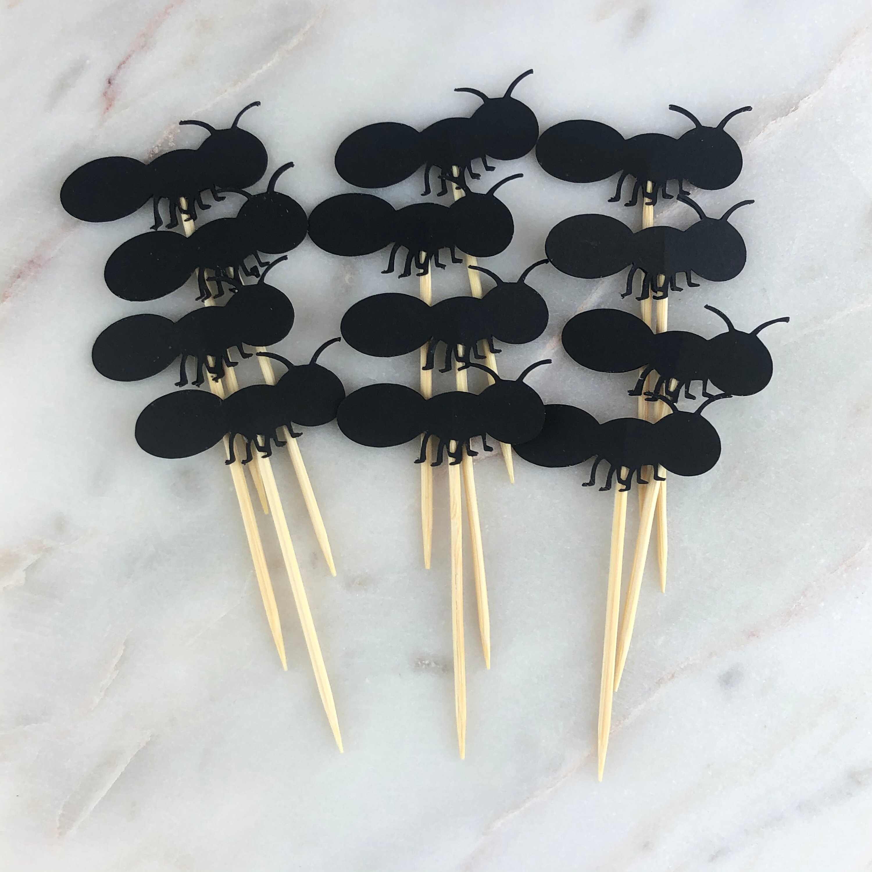Ant Cupcake Toppers: Picnic BBQ Insect Party Decorations - Set of 12 - Etsy