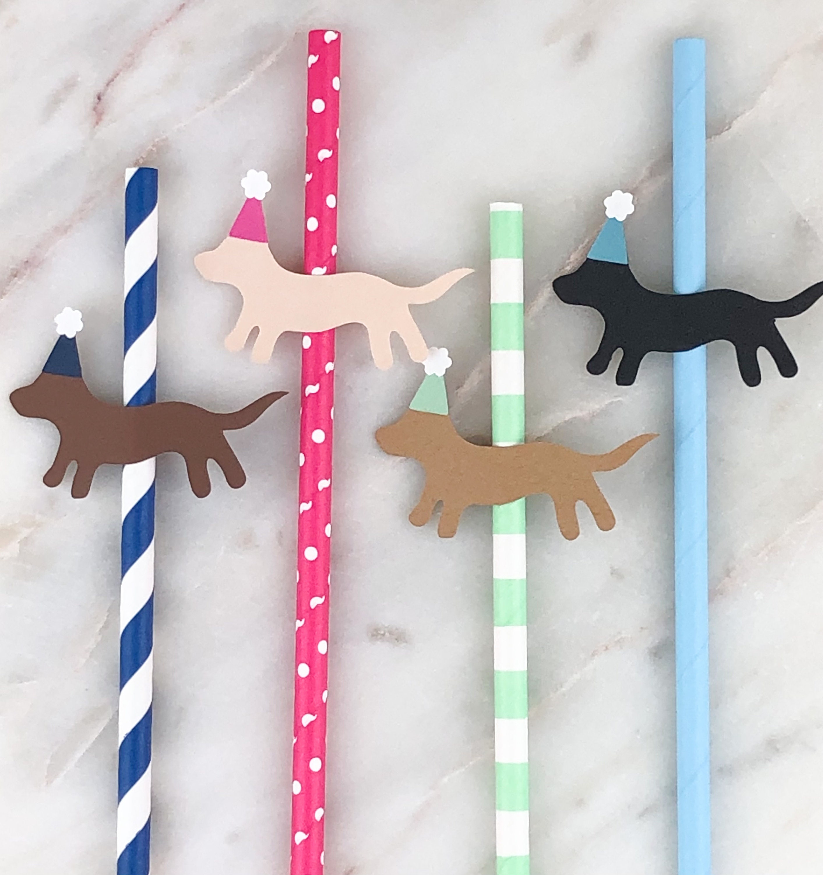 My Little Day paper straws - unicorn My Little Day paper straws - unicorn