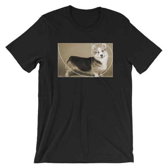 Golden Ratio Corgi T-Shirt Fibonacci Spiral Funny Math Tee Golden Ratio Corgi T-Shirt Fibonacci Spiral Funny Math Tee