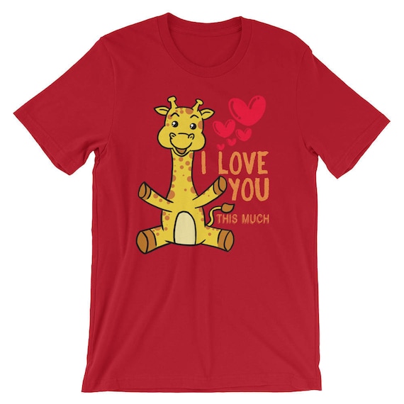 Cute Giraffe T Shirt Fun Valentine Gift For Giraffe Lovers Cute Giraffe T Shirt Fun Valentine Gift For Giraffe Lovers
