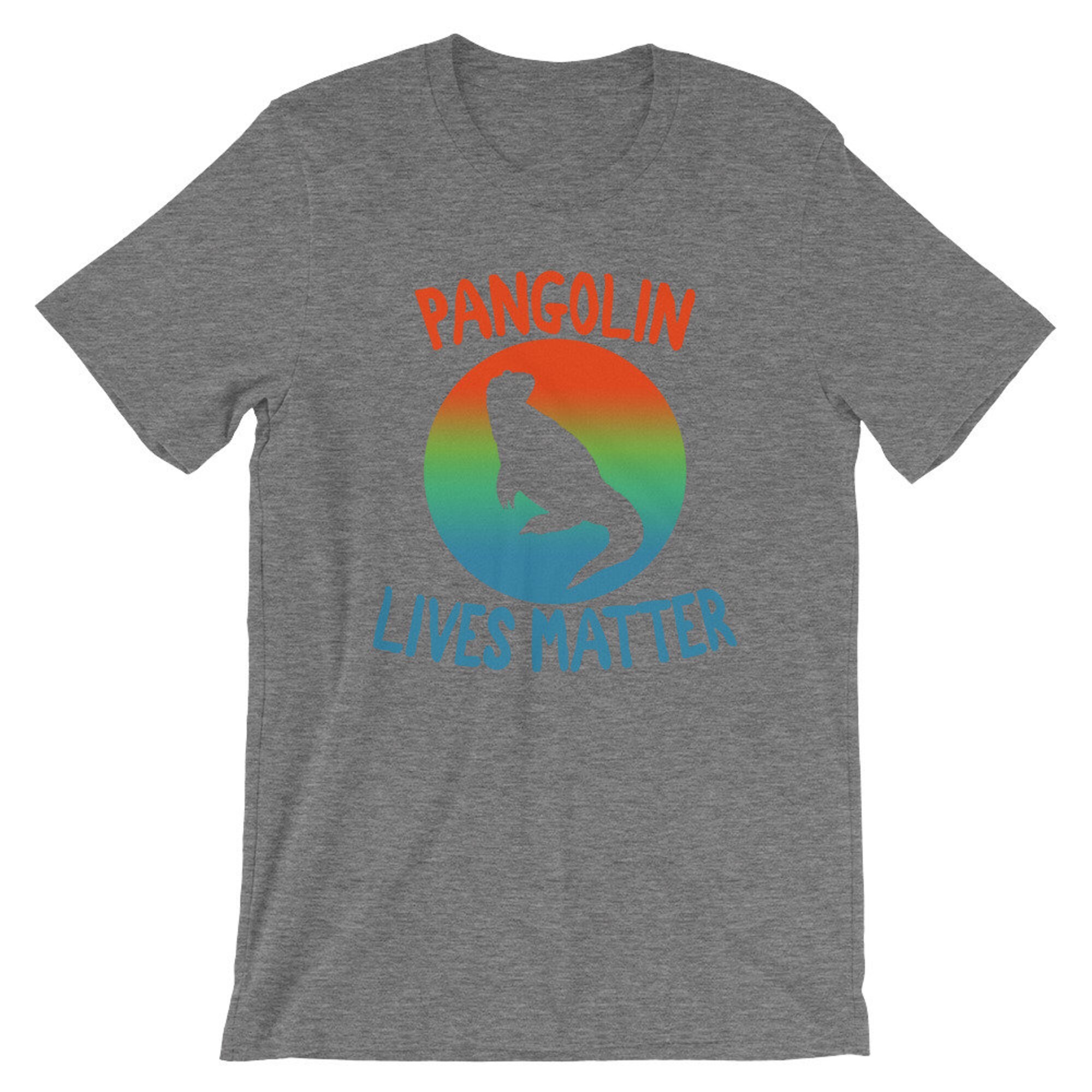 Discover Pangolin Lives Matter T-Shirt | Cool Pangolin Endangered Shirt | Anteater Animal Humor Gift Tee