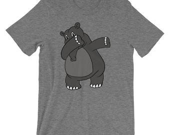 Dabbing Tapir Funny Dab Dance Unisex Shirt | Mammal Animal Lover Cute Party Costume T-Shirt | Sarcastic Humor Short-Sleeve Tee