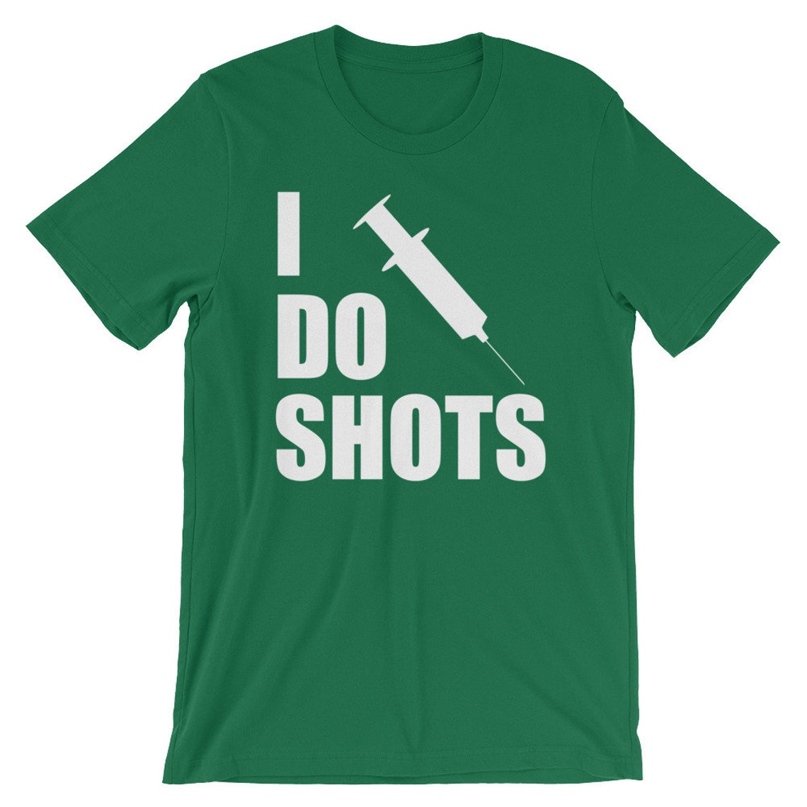 I Do Shots TShirt Funny Syringe Vaccine Humor Vaccination Etsy