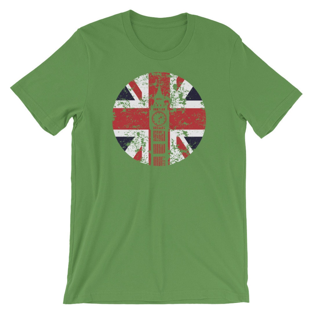 Union Jack Big Ben Tower Cool Unisex Shirt Westminster - Etsy