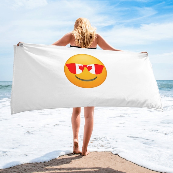 Cool Emoji Canada Drapeau Serviette Lunettes De Soleil
