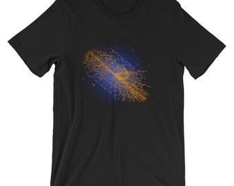 Higgs Boson Particle Earth Routine Cool Unisex Shirt | Science Quantum Theory Physics T-Shirt | Pun Sarcastic Best Seller Short-Sleeve Tee