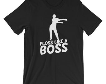 Flossing Kid Funny Shirt | Dance Craze Tee | Floss Like A Boss T-Shirt | Short-Sleeve Unisex T-Shirt | Floss Humor Shirt | Floss Dance Lover