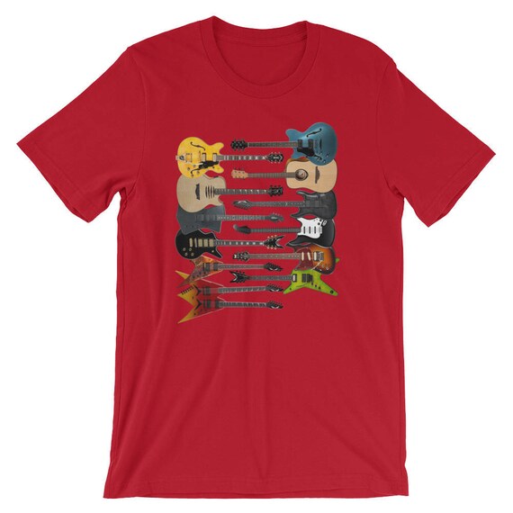 Acoustic Guitar T-Shirt Cool Graphic Musician Guitar Tee Acoustic Guitar T-Shirt Cool Graphic Musician Guitar Tee