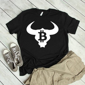 Bitcoin Bull Shirt | bitcoin bull, bitcoin shirt, bitcoin, cryptocurrency shirt, bitcoin gift, bitcoin tshirt, crypto shirt, bitcoin t-shirt