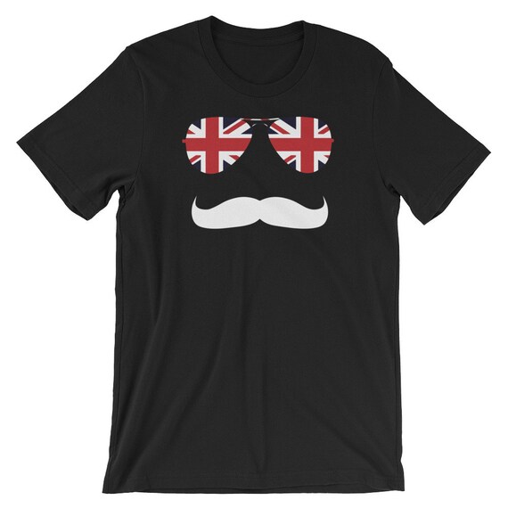 Lunettes De Soleil Fantaisie Avec Motif Drapeau Anglais (Angleterre) - Monture Blanche, Occasion