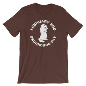 February 2nd Groundhog Day Cute Unisex Shirt | Weather Lore Forecasting Traditional Celebration T-Shirt | Weatherman Best Short-Sleeve Tee