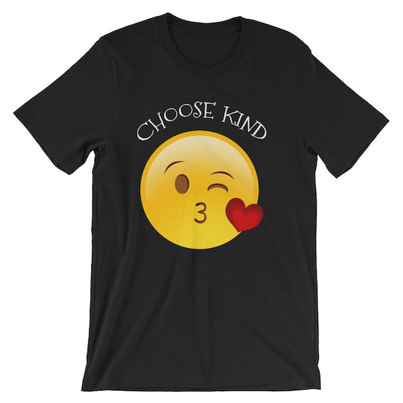 Choose Kind Teacher Emoji Choose Kindness Tshirt For Lover Choose Kind Teacher Emoji Choose Kindness Tshirt For Lover