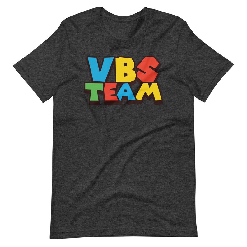 VBS Team Shirt Vacation Bible School Tshirt Christian Camp Etsy